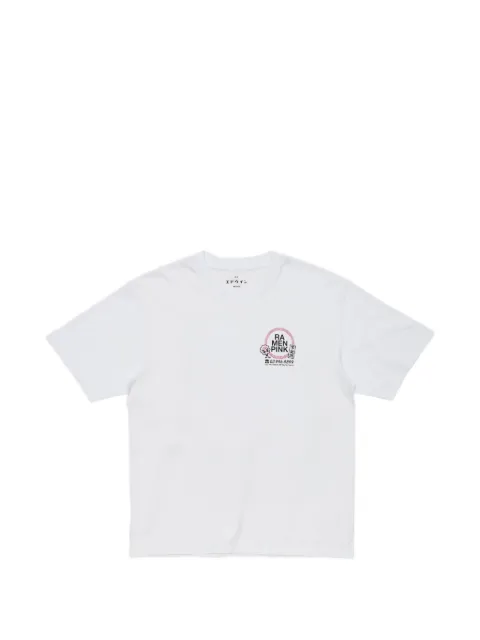 Edwin Ramen Pink print T-shirt White I036627