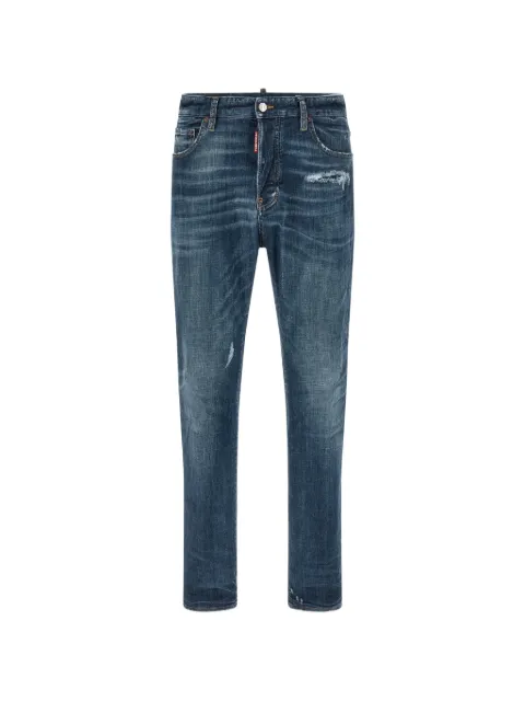 DSQUARED2 stonewashed-effect straight jeans Blue S74LB1925S30872