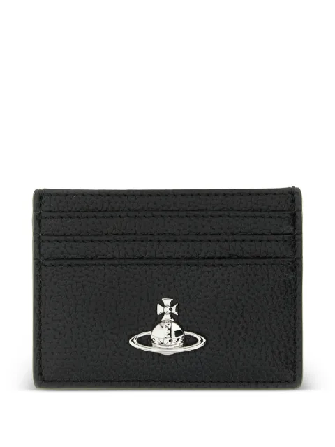 Vivienne Westwood Orb logo-detail card holder Black 54030004WS000D