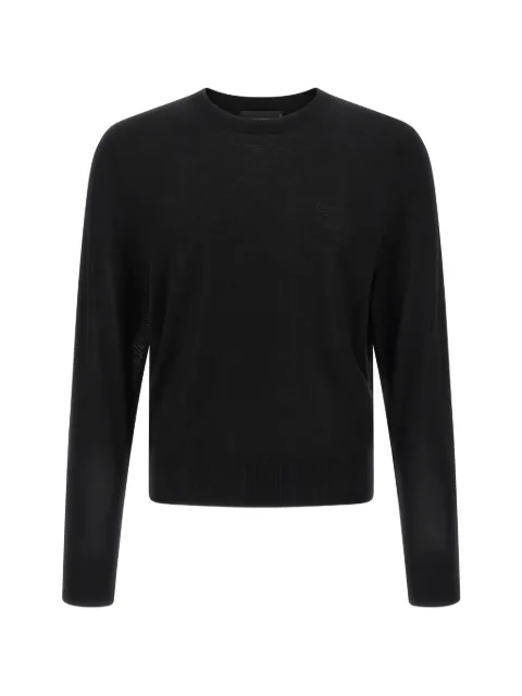 DSQUARED2 logo embroidery sweater Black S74HA1626D13205