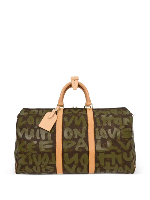 Louis Vuitton Pre-Owned x Stephen Sprouse 2001 50 Keepall duffle bag Brown 196272