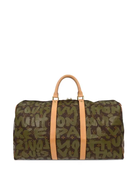 Louis Vuitton Pre-Owned x Stephen Sprouse 2001 50 Graffiti Keepall duffle bag Brown 196273