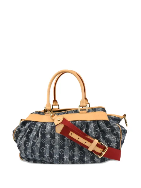 Louis Vuitton Pre-Owned 2006 Raye GM Monogram denim tote bag Blue 186712