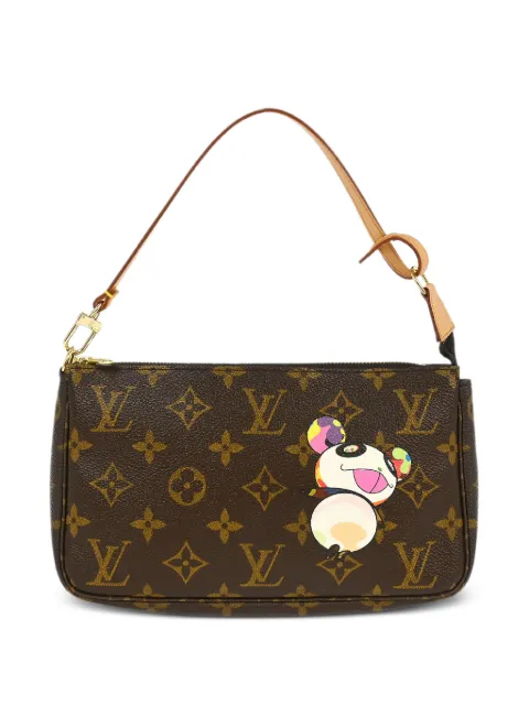 Louis Vuitton Pre-Owned x Takashi Murakami 2004 Pochette Accessoires Panda tote bag Brown 166533