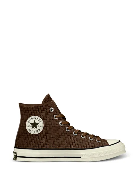Converse Chuck 70 woven high-top sneakers Brown A19734C