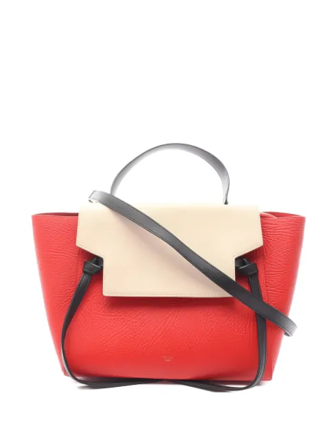 Celine Pre-Owned 2010s mini leather handbag Red 1034609