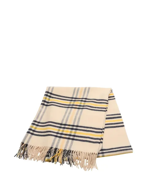 Hermès Pre-Owned 2010s striped cashmere scarf Neutrals 1034929