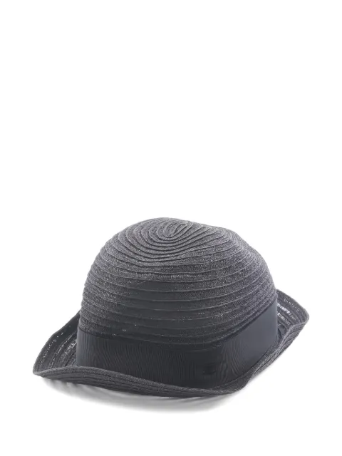 CHANEL Pre-Owned 1986-1988 coco mark hat Grey 1025555
