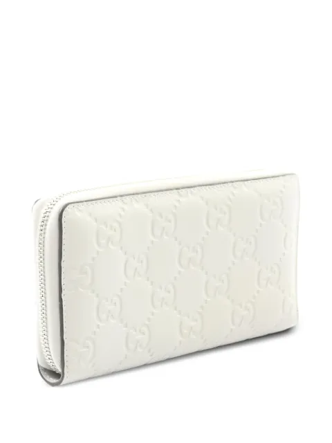 Gucci Pre-Owned 2010s logo-debossed wallet Grey 1035984