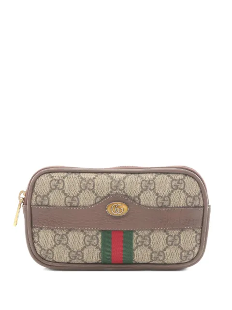 Gucci Pre-Owned Ophidia GG Supreme Sherry Line belt bag Neutrals 1033850