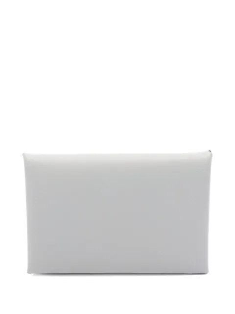 Hermès Pre-Owned 2025 Calvi Epsom coin wallet Blue 1038147K