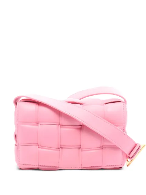Bottega Veneta Pre-Owned Cassette Intrecciato shoulder bag Pink 1037752