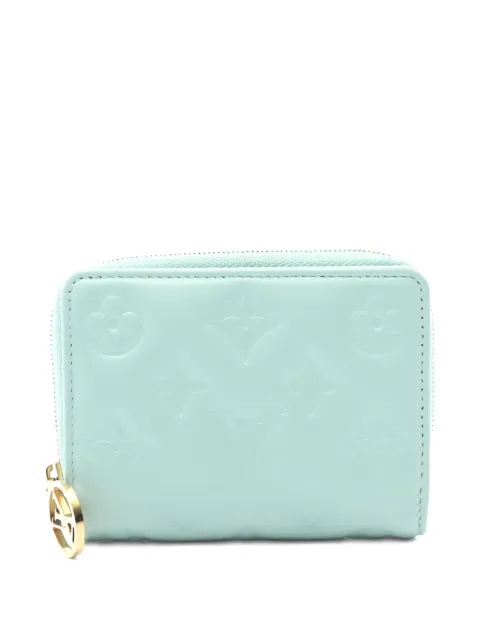 Louis Vuitton Pre-Owned 2021 embossed bi-fold wallet Blue 1035958