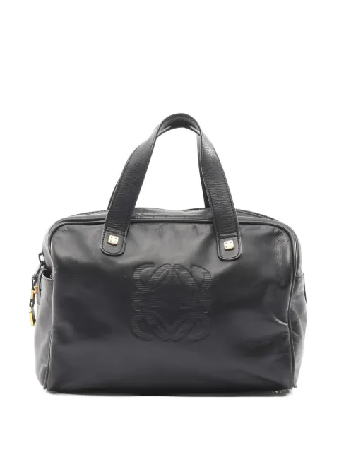 Loewe Pre-Owned 2000s mini Anagram leather tote bag Black 1034585