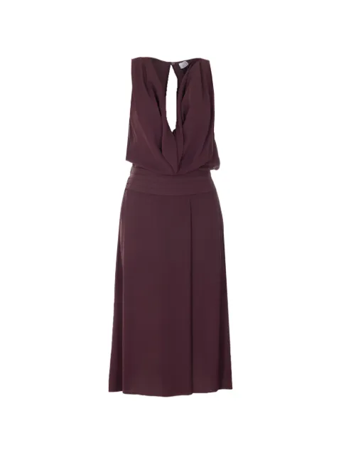 Elisabetta Franchi cutout midi dress Purple AB88461E2