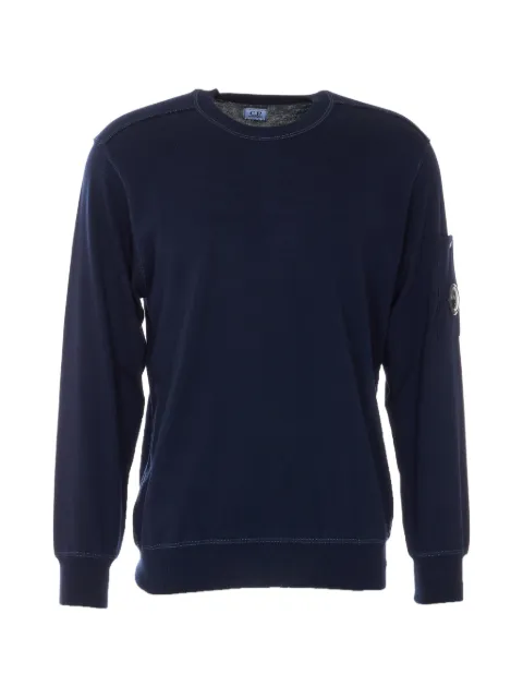 C.P. Company Lens-detail sweater Blue 20CMKN102A110560A888