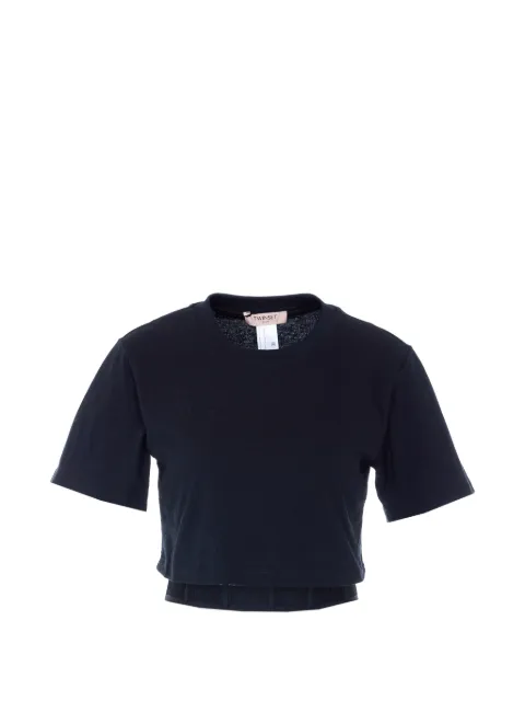 TWINSET bustier-detail T-shirt Black 261TP202000006