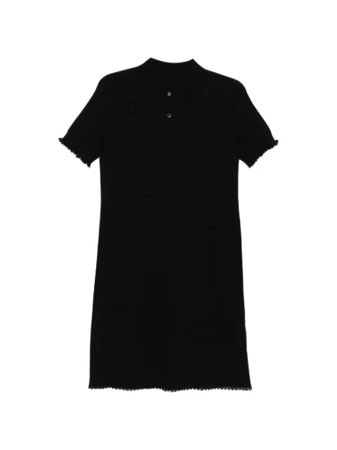 JNBY arrow-embellished mini dress Black 5Q2G12010