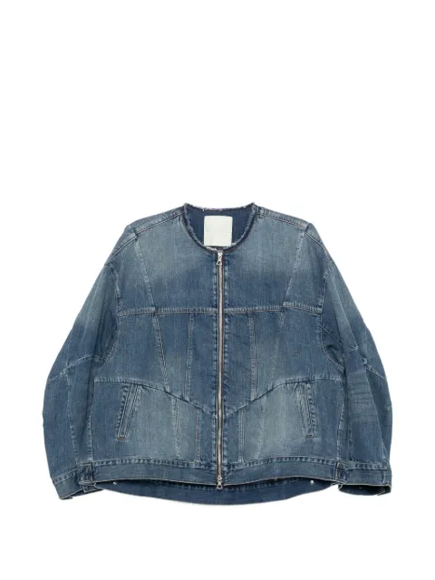 JNBY oversize panelled denim jacket Blue 5Q1612740
