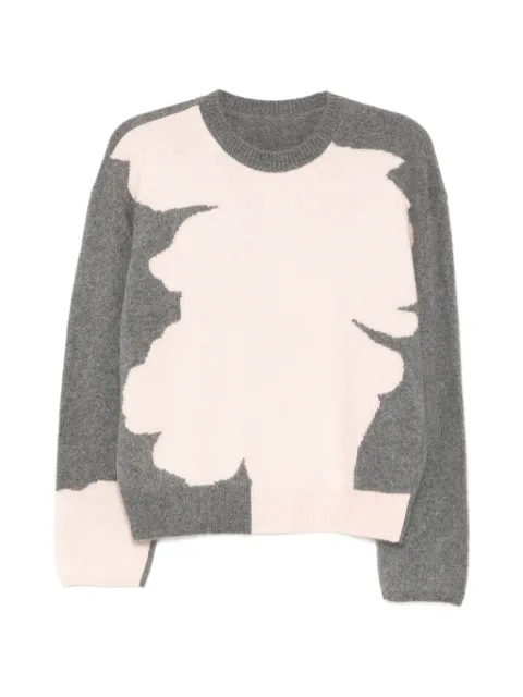 LESS jacquard sweater Pink 2Q1316530