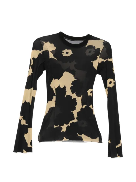 LESS printed top Black 2Q1113220