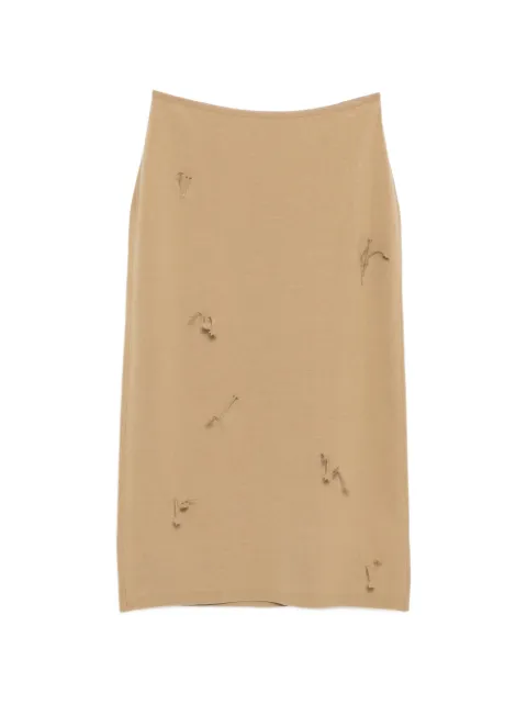 JNBY appliqué midi skirt Neutrals 5Q2D13030
