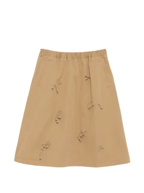 JNBY appliqué midi skirt Neutrals 5Q2D13110