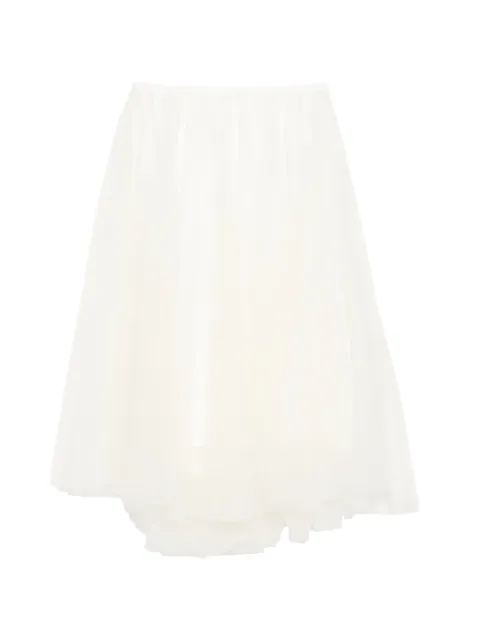JNBY pleated midi skirt White 5Q1D15700