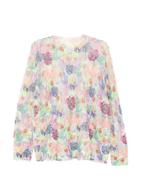 JNBY floweral knitted top White 5Q2313100