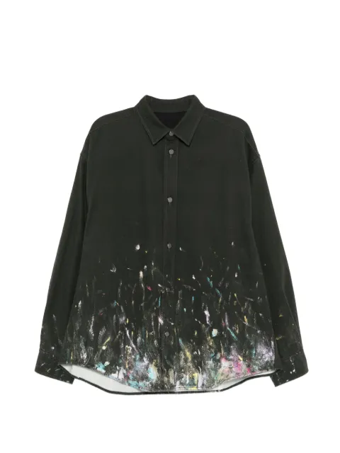CROQUIS printed denim shirt Black 9Q1212930