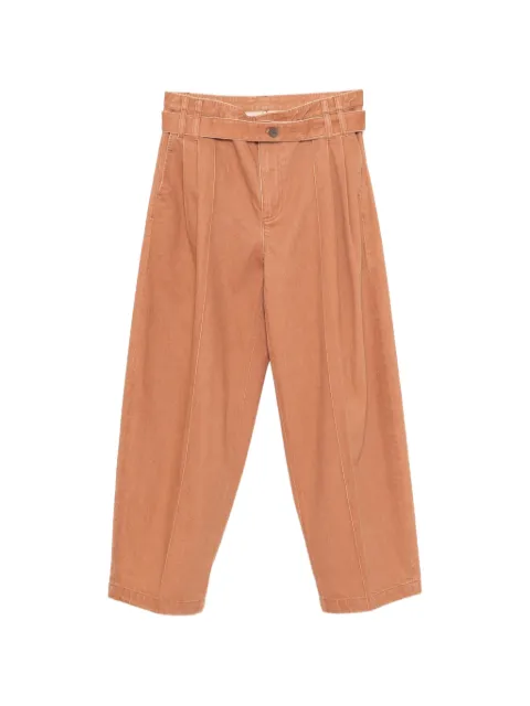CROQUIS belted wide-leg jeans Brown 9Q1E13710