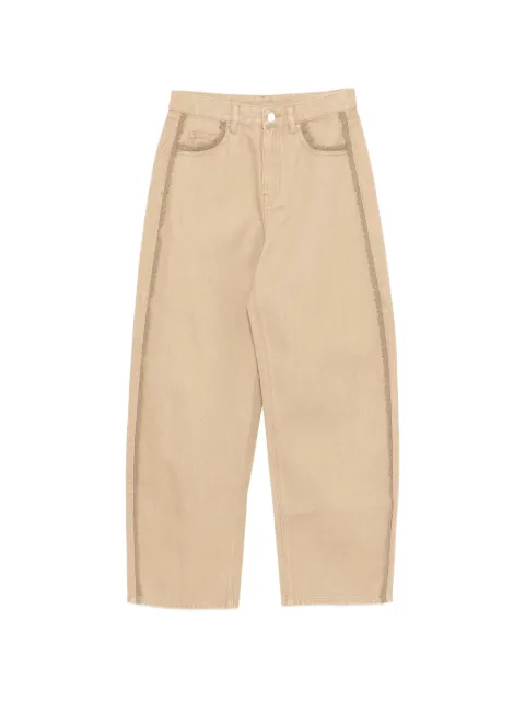 JNBY scalloped-edge jeans Neutrals 5Q2E11040