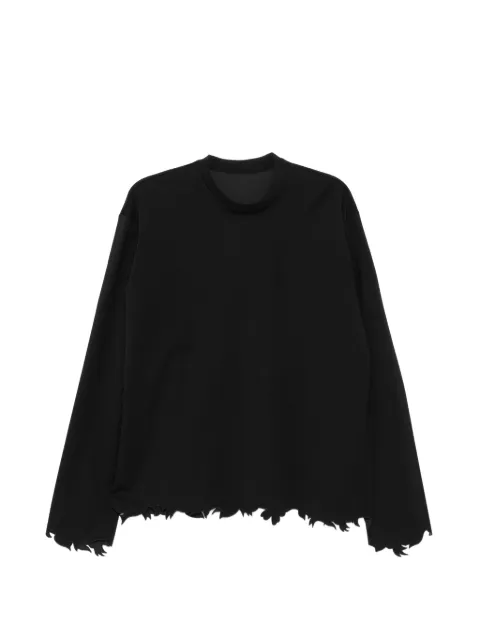 JNBY asymmetric-hem T-shirt Black 5Q1113420