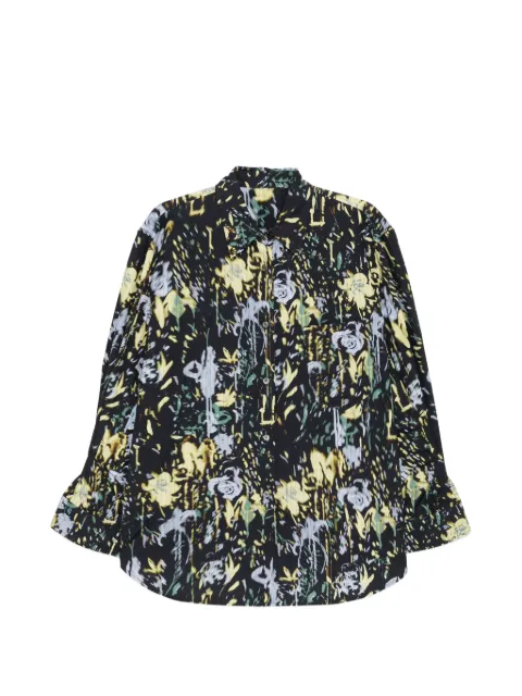 JNBY graphic-print shirt Black 5Q1213820