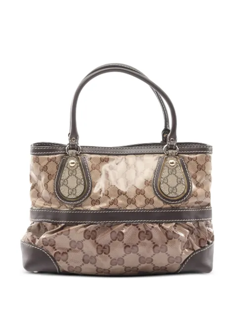 Gucci Pre-Owned 2000s GG Crystal tote bag Neutrals 1036901