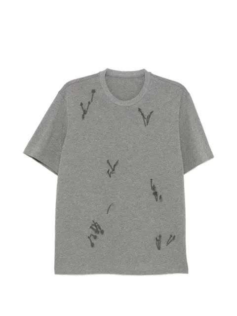 JNBY appliqué T-shirt Grey 5Q2113050