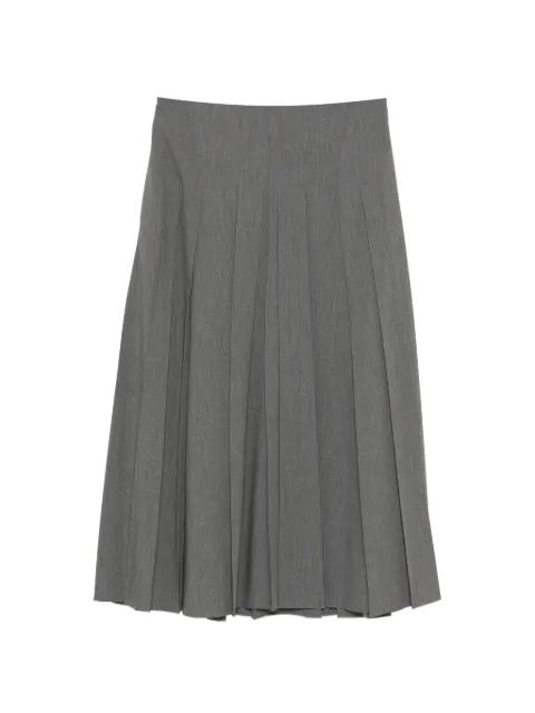 LESS A-line midi skirt Grey 2Q2D10210