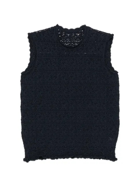 JNBY jacquard vest Blue 5Q1313150