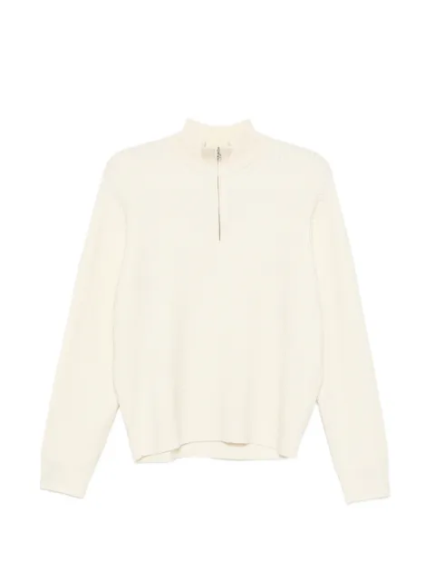 CROQUIS zipped sweater Neutrals 9Q1312810