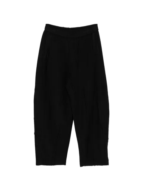 CROQUIS cotton knitted trousers Black 9Q2E11420