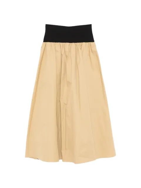 LESS patchwork A-line maxi skirt Neutrals 2Q2D16790