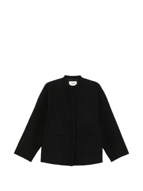 LESS silk padded jacket Black 2Q1B13800