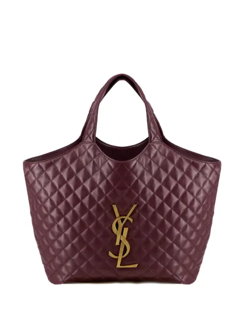 Saint Laurent Sac cabas Icare bordeaux Purple 698651AAANG
