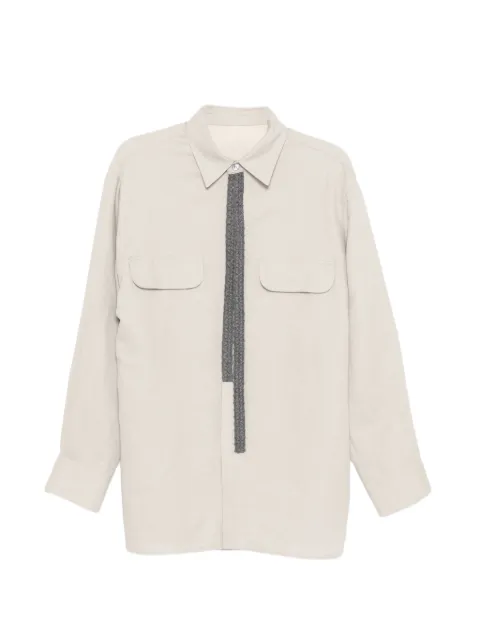 CROQUIS knitted-applique shirt Neutrals 9Q1211210