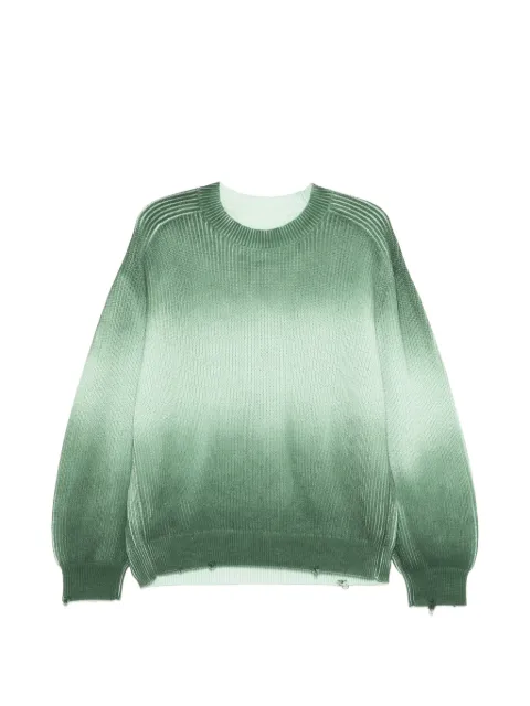 CROQUIS gradient-effect sweater Green 9Q1312600