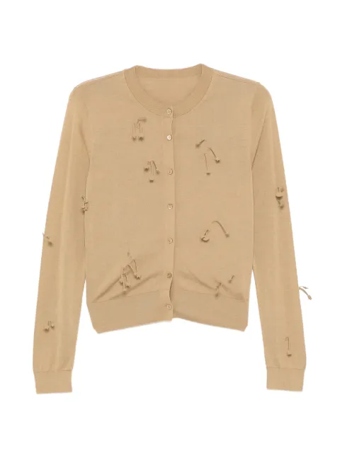 JNBY graphic-embellishment knitted cardigan Neutrals 5Q2314550