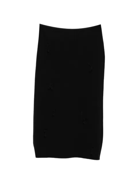 JNBY arrow-embellished midi skirt Black 5Q2D13030