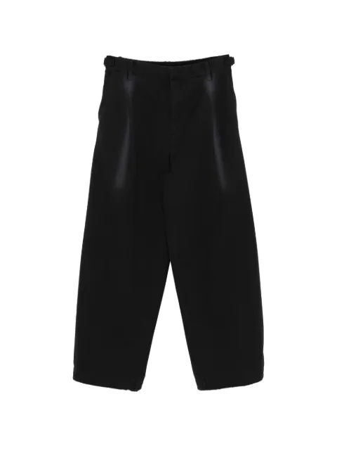 CROQUIS Loose tapered casual pants Black 9Q2E12610