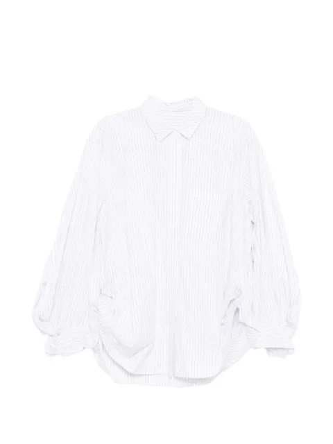 JNBY cotton striped shirt White 5Q1214530