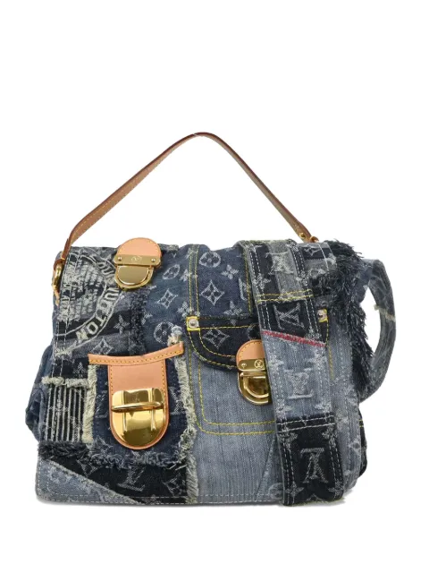 Louis Vuitton Pre-Owned 2007 Postie Monogram patchwork shoulder bag Blue 134970